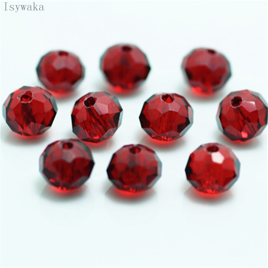 Multicolor 3*4mm,4*6mm,6*8mm Austria faceted Crystal Glass Beads for Jewelry Making