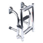 3 Steps Stainless Steel Boat Ladder Grips 2+1 Steps Transom Mount Folding Stern Ladder Gunwale-Mounted Removable Ladder - Hiccupzz
