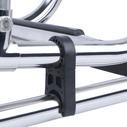 3 Steps Stainless Steel Boat Ladder Grips 2+1 Steps Transom Mount Folding Stern Ladder Gunwale-Mounted Removable Ladder - Hiccupzz