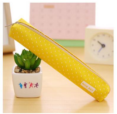 1 Pcs Cute Candy Color Pencil Case