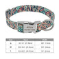 Personalized Dog Accessories Collar Nylon Printed Pet Puppy Collar Dog ID Collars Free Engraved ID for Small Medium Large Dogs - Hiccupzz