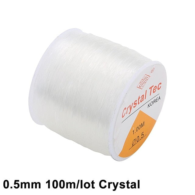 100M Plastic Crystal for DIY Beading Stretch Cords