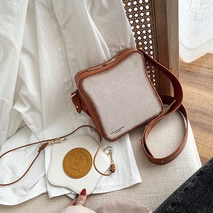 Fun Toast Design Crossbody Bag - PU Leather Fashion Women Purses - Hiccupzz