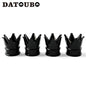 4 Pcs New Arrive Colorful Aluminum Crown Car Tire Valve Stem Caps - Hiccupzz