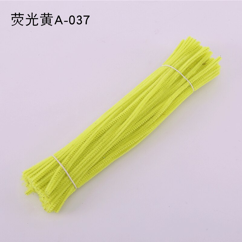 50/100pcs 30cm Chenille Stems Stick Cleaners Kids Educational Toys Handmade Colorful Chenille Stems Pipe for DIY Craft Supplies