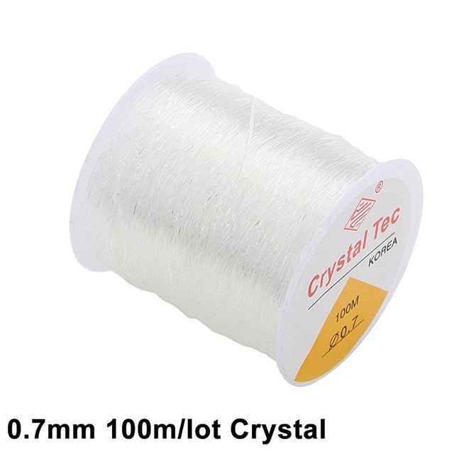 100M Plastic Crystal for DIY Beading Stretch Cords