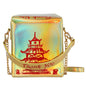 Chinese Takeout Box Purse Pu Leather Women Handbag Fashion Crossbody Bag Shoulder Chain Bag for Girl Bucket Bag - Hiccupzz