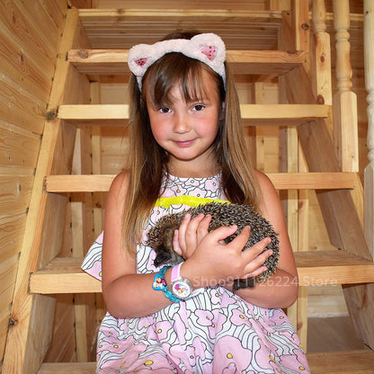 Cartoon Flash Light Girls Watches with Bracelet Silicone Strap - Hiccupzz