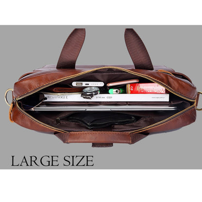Men Genuine Leather Handbags - Hiccupzz