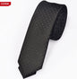 New Men's Casual Slim Ties Classic Polyester Woven Party Neckties Fashion Plaid Dots Man Neck Tie For Wedding Business Male Tie - Hiccupzz