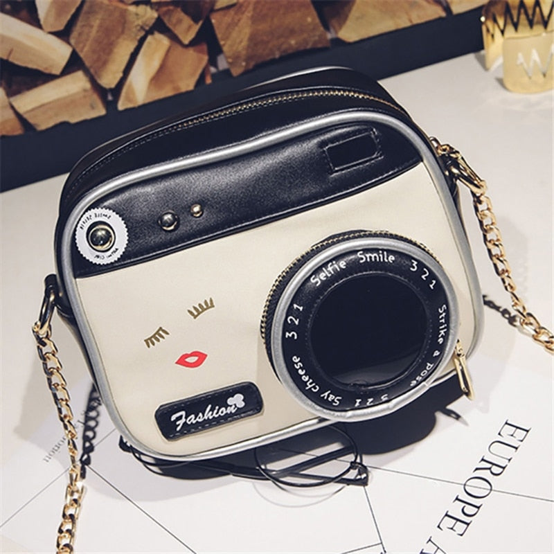 Women Camera Shape Shoulder Bag