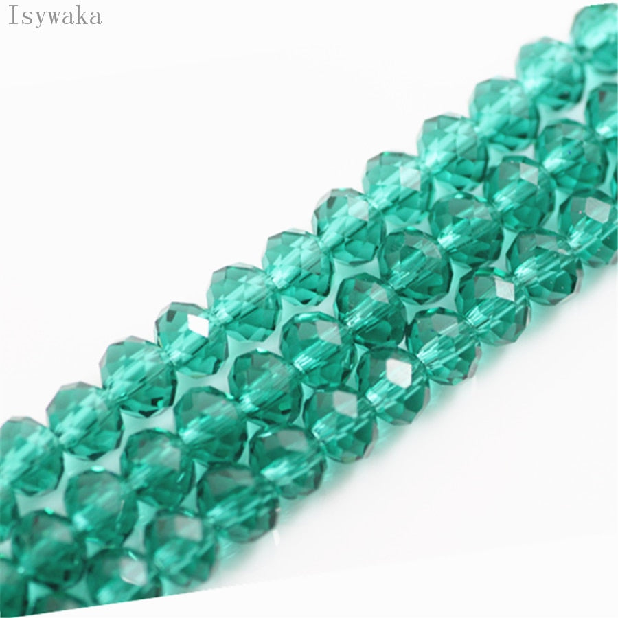 Multicolor 3*4mm,4*6mm,6*8mm Austria faceted Crystal Glass Beads for Jewelry Making