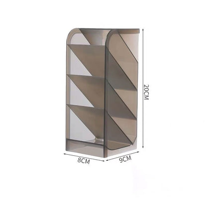 Creative Multifunctional 4 Grid Desktop Organizer Pen Holder Makeup Storage Box School Office Accessories Stationery - Hiccupzz