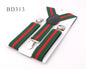 New Adjustable Kids Suspenders Elastic Striped Suspender Candy Color Children Braces Wedding Accessories Girls Boys Straps - Hiccupzz