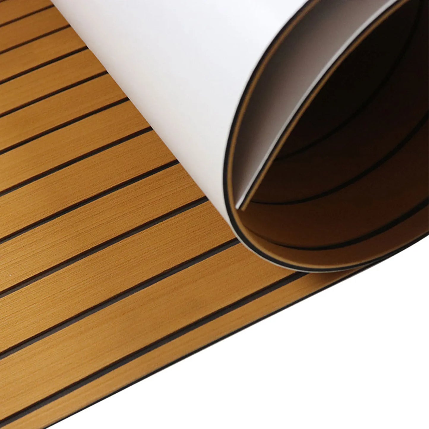 Self-Adhesive EVA Foam Teak Floor Decking Sheet Flooring Mat Pad Boat Flooring Fit Marine Flooring Faux Boat Decking 45cmx240cm