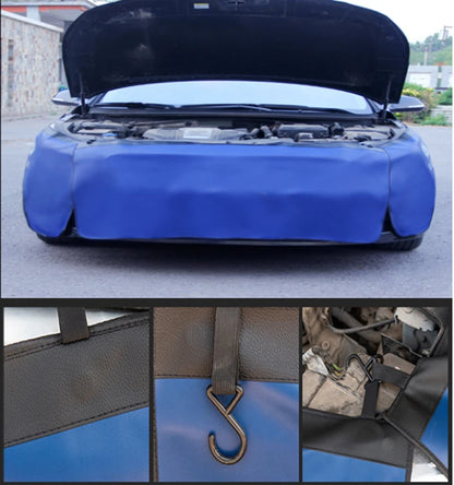 3 Pcs Auto Mechanic Magnetic Leather Fender Protector Clip Pad with Hook for Car Repair - Hiccupzz