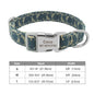 Personalized Dog Accessories Collar Nylon Printed Pet Puppy Collar Dog ID Collars Free Engraved ID for Small Medium Large Dogs - Hiccupzz