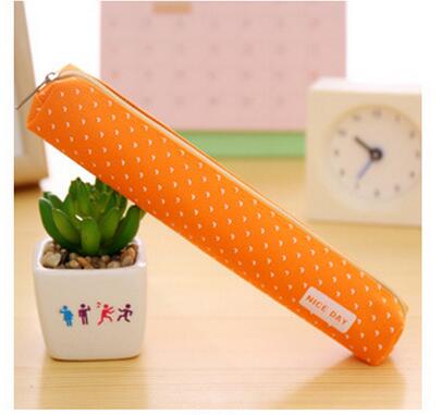 1 Pcs Cute Candy Color Pencil Case