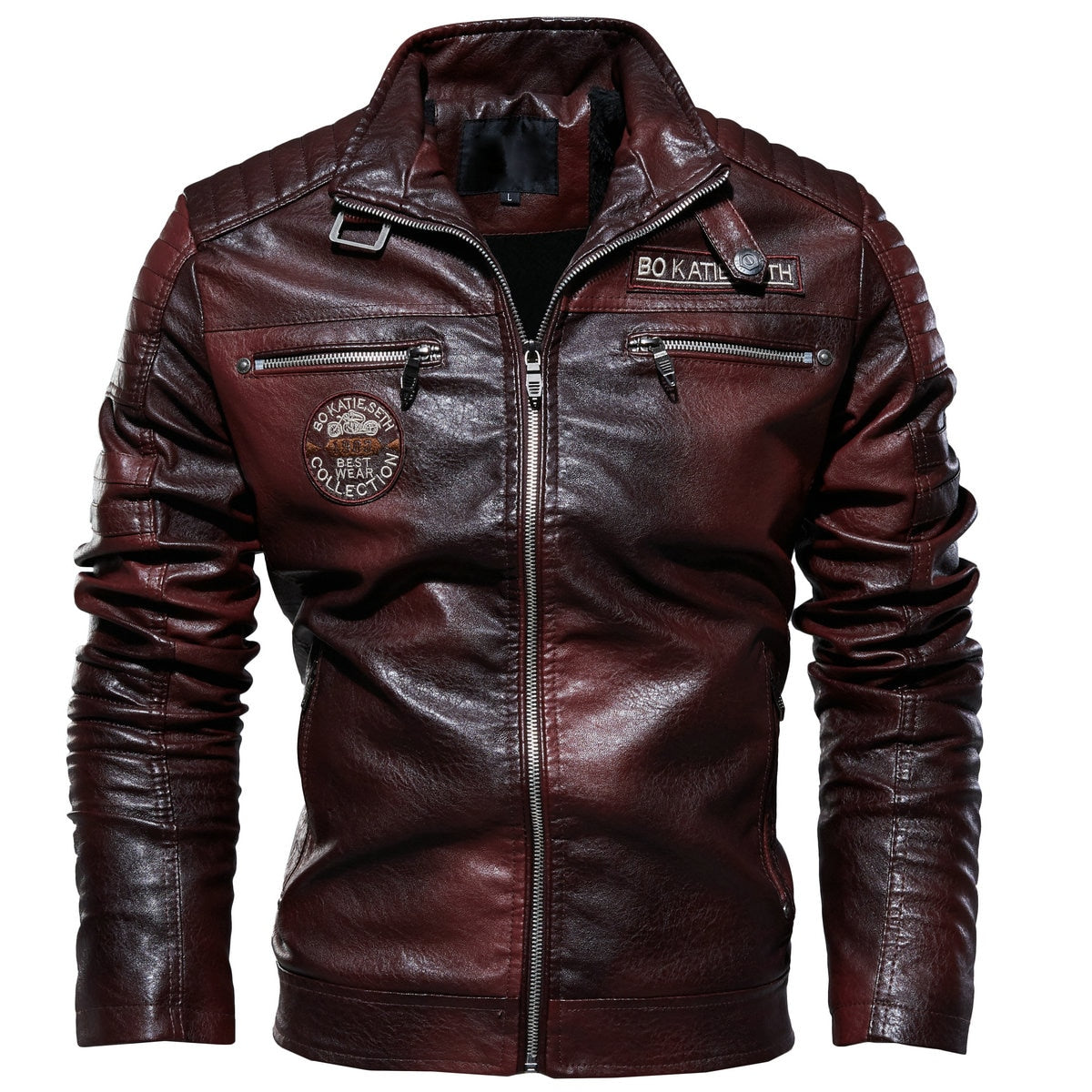 Winter Leather Jacket Men