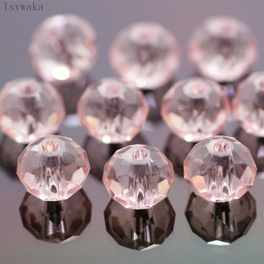 Multicolor 3*4mm,4*6mm,6*8mm Austria faceted Crystal Glass Beads for Jewelry Making