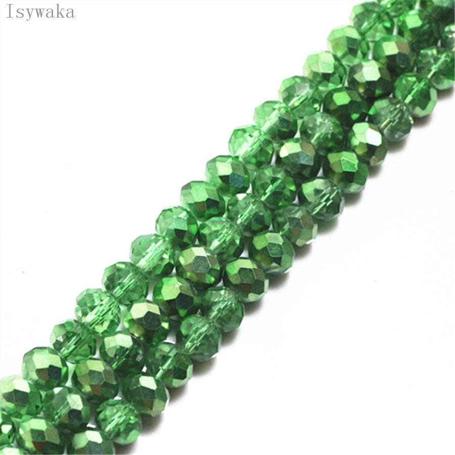 Multicolor 3*4mm,4*6mm,6*8mm Austria faceted Crystal Glass Beads for Jewelry Making