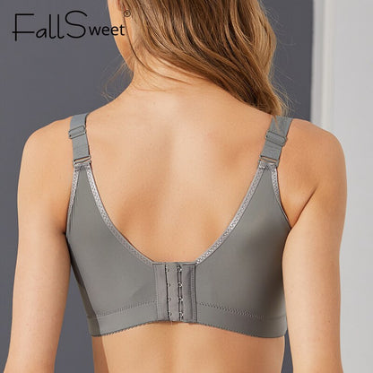 FallSweet  Push Up Bra Sexy Lingerie Plus Size Underwear Women Thin Cup Brassiere Femme 34 to 50 - Hiccupzz