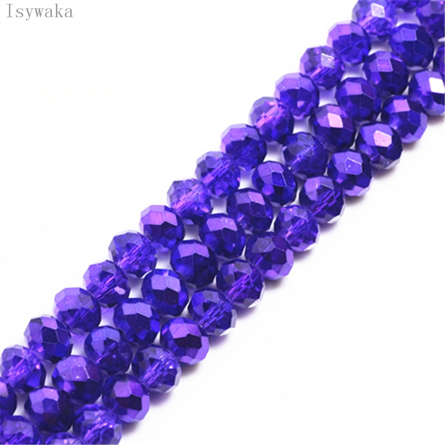 Multicolor 3*4mm,4*6mm,6*8mm Austria faceted Crystal Glass Beads for Jewelry Making