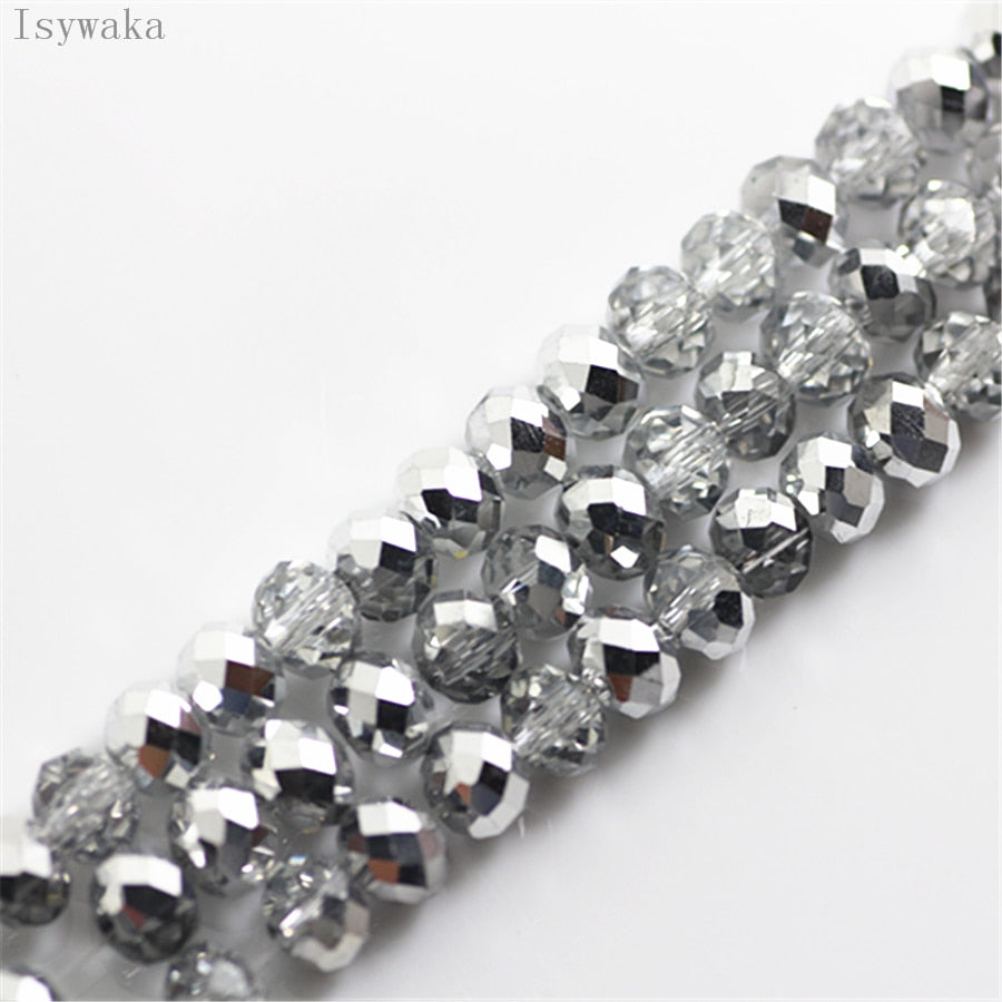 Multicolor 3*4mm,4*6mm,6*8mm Austria faceted Crystal Glass Beads for Jewelry Making