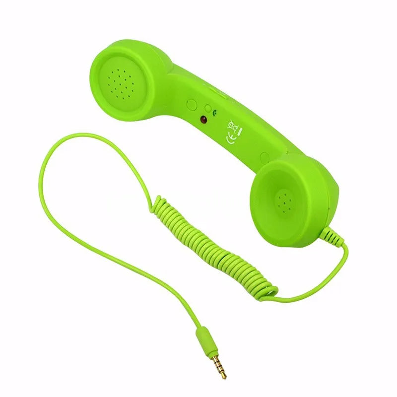 3.5mm Retro Phone Handset for iPhone/iPad/Samsung/PC – Portable Classic Telephone Receiver