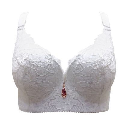 FallSweet  Push Up Lace Bras for Women Sexy Plus Size Brassiere Comfort Underwear Female wide straps on the back sutian feminino - Hiccupzz
