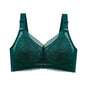 FallSweet Wireless Bras for Women Thin Cup Lingeire Plus Size Lace Underwear Minimizer Brassiere B C D E Cup - Hiccupzz