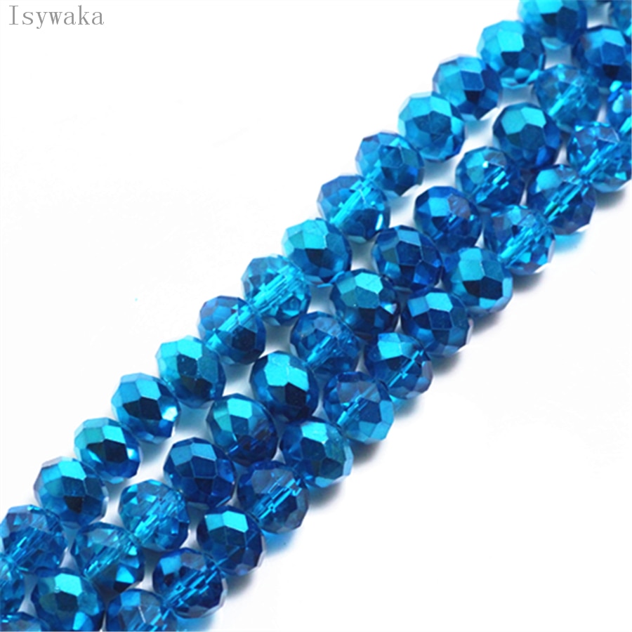 Multicolor 3*4mm,4*6mm,6*8mm Austria faceted Crystal Glass Beads for Jewelry Making