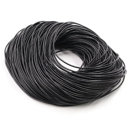 4 Color Genuine Cow Leather Round Thong Cord  for Jewelry Making - Hiccupzz