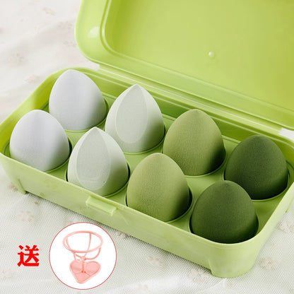 Beiyichu Beauty Makeup Sponge Blender Gourd Water Drop Oblique Cut Smear-Proof Makeup Wet and Dry Powder Puff Cotton Puff Makeup Tools - Hiccupzz