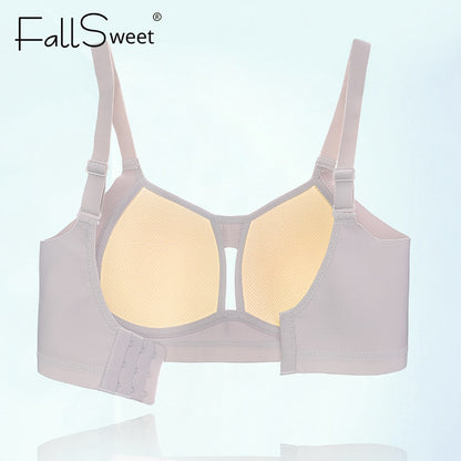 FallSweet Seamless Bras for Woman Wireless Underwear Push Up Bra Intimates Bralette Brassier No Wire Plus Size Bras C D Cup - Hiccupzz