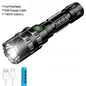 ZK40 50000000LM High Power XHP220 Powerful LED Flashlight Tactical Military Torch  USB Camping Lanterna Waterproof Self Defence - Hiccupzz