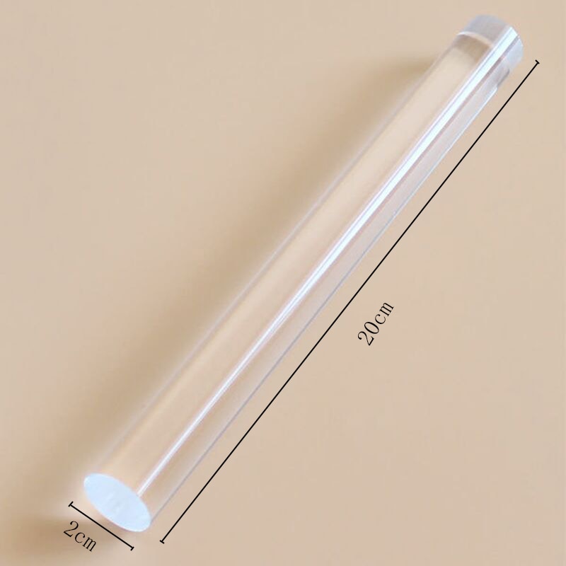 20cm Solid Clay Acrylic Rolling Pin Slime Roller