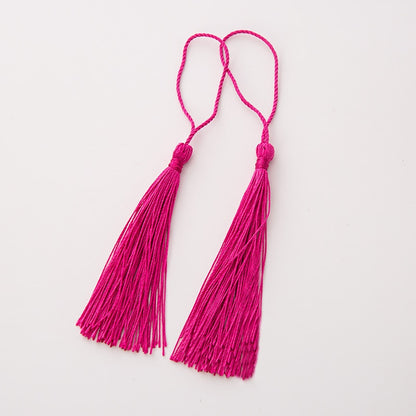 20pcs 80mm Bookmarks Hanging Rope Silk Tassel For Craft DIY Key Chain, Earring Hooks, Pendant, Jewelry Making - Hiccupzz