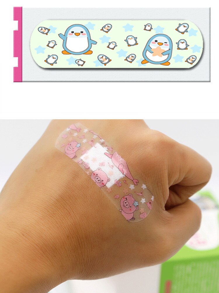 100/120/160pcs Waterproof Cute Cartoon Band Aid