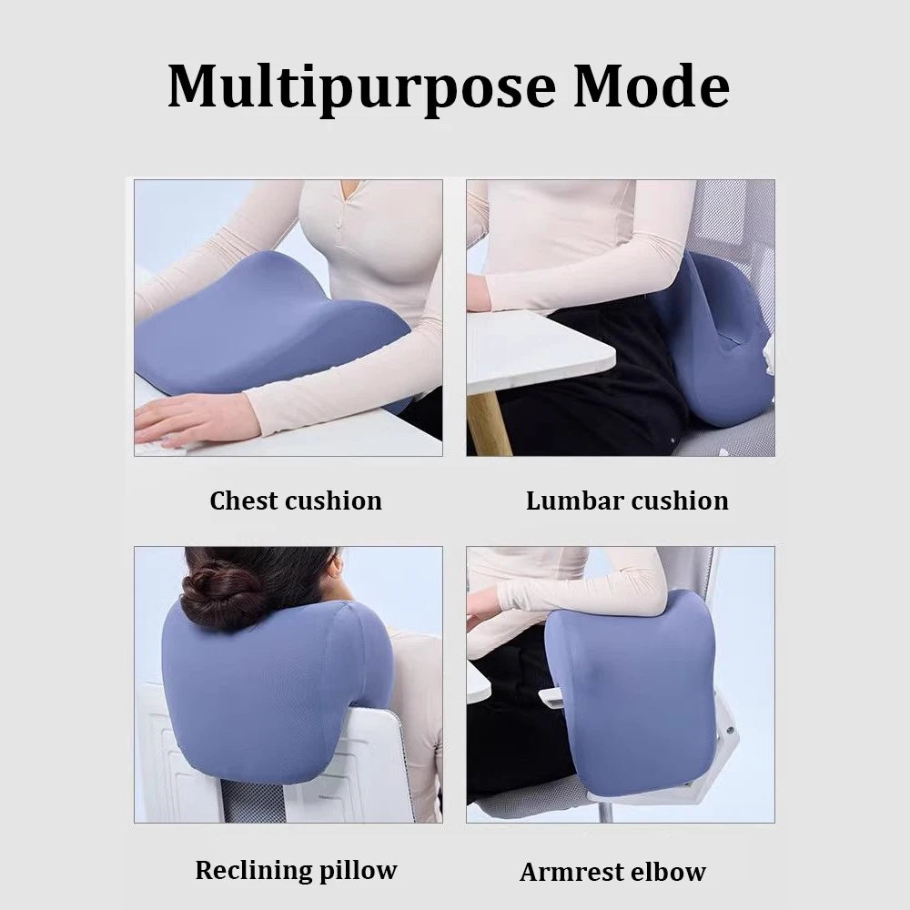 Multifunctional Office Chair Headrest Memory Foam Neck Support Cushion Nap Sleeping Pillow Ergonomic Designed Elevated Backrest