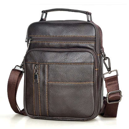 Men Genuine Leather Shoulder Bag - Hiccupzz
