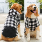 Dog Winter Coat  Pet Jacket Plaid Reversible  Vest Cold Weather Dog Clothes Pet Apparel for Small Medium Large Dogs - Hiccupzz