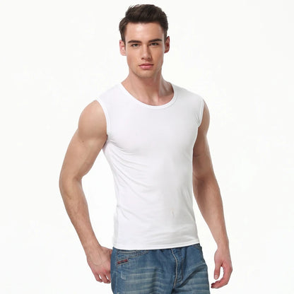Men's Pure Cotton Sports Tank Top - Summer Sleeveless Fitness Shirt - Hiccupzz