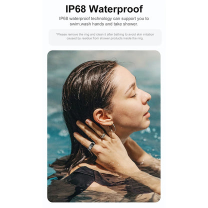 R02 Smart Ring Multifunctional Tracker - Step, Heart Rate, Blood Oxygen, Sleep, Fitness - Waterproof for Men & Women - Hiccupzz