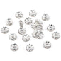 50pcs/lot  Crystal Round Loose Spacer Beads for DIY Making Bracelet Necklace Accessories - Hiccupzz