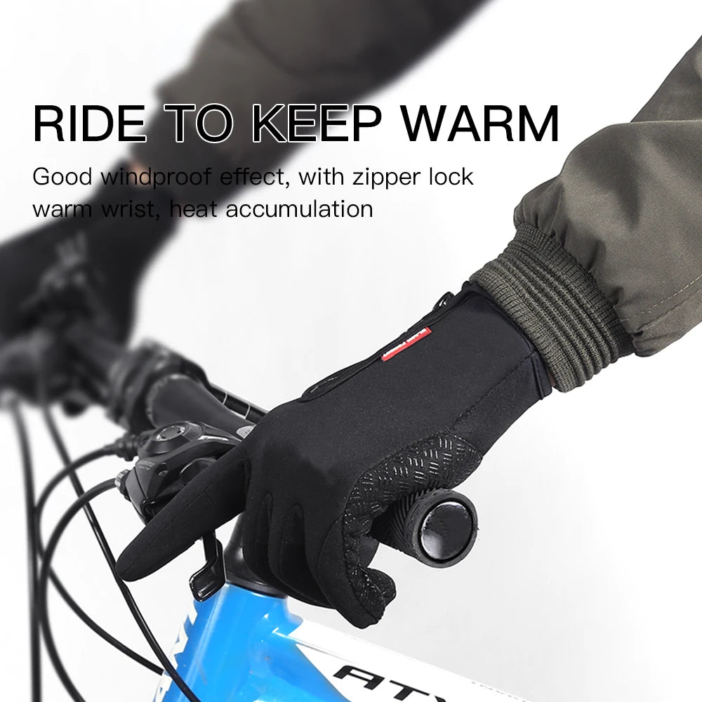 Unisex Touchscreen Winter Gloves - Thermal Warm Full-Finger Gloves