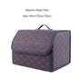 Car Trunk Organizer Box Large Capacity Auto Multiuse Tools Storage Bag Stowing Tidying Leather Folding For Emergency Storage Box - Hiccupzz