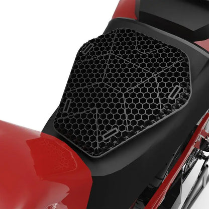 Comfortable Motorcycle Seat Shock Absorption Pad - 3D Honeycomb Breathable Cushion for Riding & Cycling Accessories - Hiccupzz