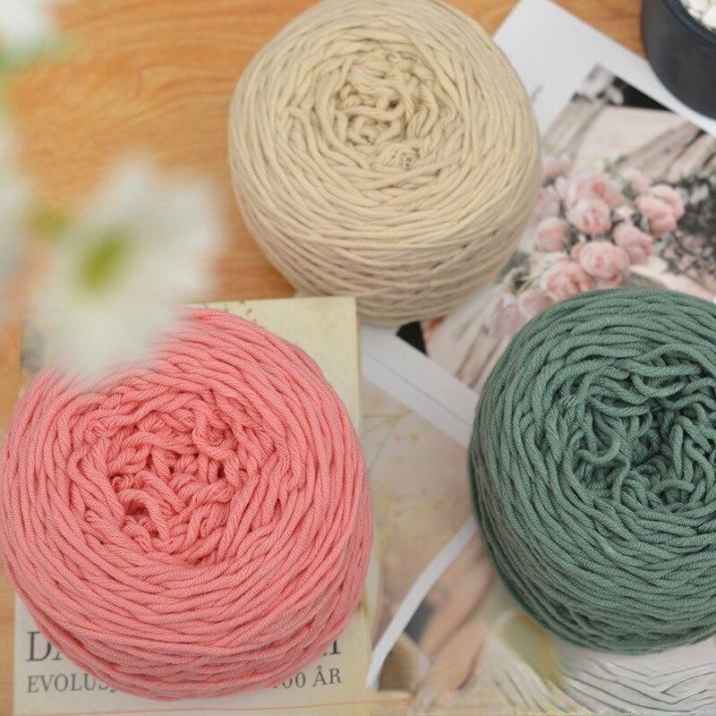 200g  8 Strands Tufting Gun Cotton Yarn for DIY