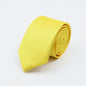 Men Solid Classic Ties Formal Striped Business 6cm Slim Necktie for Wedding Tie Skinny Groom Cravat - Hiccupzz